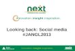 Looking back: Social media  #JANGL2013