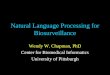 Natural Language Processing for Biosurveillance