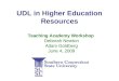 UDL in Higher Education Resources