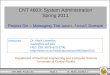 CNT 4603: System Administration Spring 2011 Project Six – Managing The  savn.local  Domain
