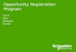 Opportunity Registration  Program