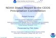 NOAA Status Report to the CEOS Precipitation Constellation