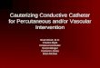 Cauterizing Conductive Catheter for Percutaneous and/or Vascular Intervention