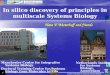 In  silico  discovery of principles in  multiscale  Systems Biology
