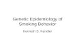 Genetic Epidemiology of Smoking Behavior