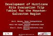 Development of Hurricane Rita Evacuation Trip Tables for the Houston-Galveston Region