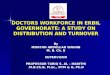 DOCTORS WORKFORCE IN ERBIL GOVERNORATE: A STUDY ON DISTRIBUTION AND TURNOVER By