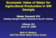 Mark H. Masters ASU Flint River Water Policy Center
