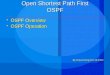 Open Shortest Path First OSPF