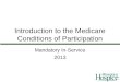 Introduction to the Medicare Conditions of Participation