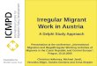 Irregular Migrant Work in Austria A Delphi Study Approach