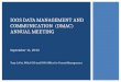 IOOS Data management and communication  (DMAC) annual meeting