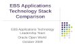 EBS Applications Technology Stack Comparison