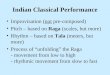 Indian Classical Performance