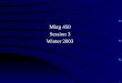 Mktg 450 Session 3 Winter 2003
