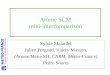 Arome SCM mini-intercomparison