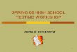 SPRING 06 HIGH SCHOOL TESTING WORKSHOP