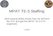 MPAT TE-5 Staffing