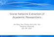 Social Network Extraction of Academic Researchers