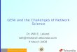 GENI and the Challenges of Network Science
