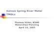 Kansas Spring River Metal TMDLs