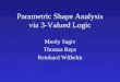 Parametric Shape Analysis via 3-Valued Logic