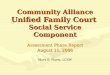 Community Alliance Unified Family Court  Social Service Component