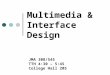 Multimedia & Interface Design