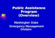 Public Assistance Program (Overview)