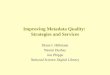 Improving Metadata Quality:  Strategies and Services