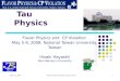 Tau Physics