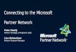 Connecting to the Microsoft  Partner Network