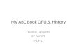 My ABC Book Of U.S. History
