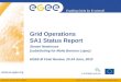 Grid Operations SA1 Status Report