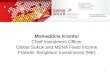 Mohieddine Kronfol Chief  Investment  Officer Global  Sukuk  and MENA Fixed  Income