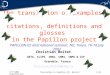 The translation of examples,  citations, definitions and glosses  in the Papillon project