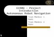 E190Q – Project Introduction Autonomous Robot Navigation