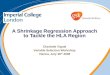 A Shrinkage Regression Approach to Tackle the HLA Region