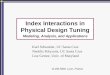 Index Interactions in Physical Design Tuning Modeling, Analysis, and Applications