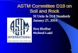 ASTM Committee D18 on Soil and Rock