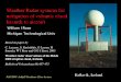 Weather Radar systems for mitigation of volcanic cloud hazards to aircraft