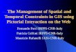 The Management of Spatial and Temporal Constraints in GIS using Pictorial Interaction on the Web