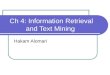 Ch 4: Information Retrieval and Text Mining