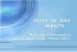 Visit to John Hopkins