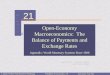 Open-Economy Macroeconomics:  The Balance of Payments and Exchange Rates
