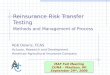 Reinsurance Risk Transfer Testing Methods and Management of Process