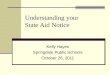 Understanding your State Aid Notice