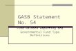 GASB Statement No. 54