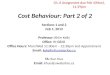 Cost  Behaviour : Part 2 of 2