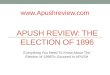 APUSH Review: The Election of  1896